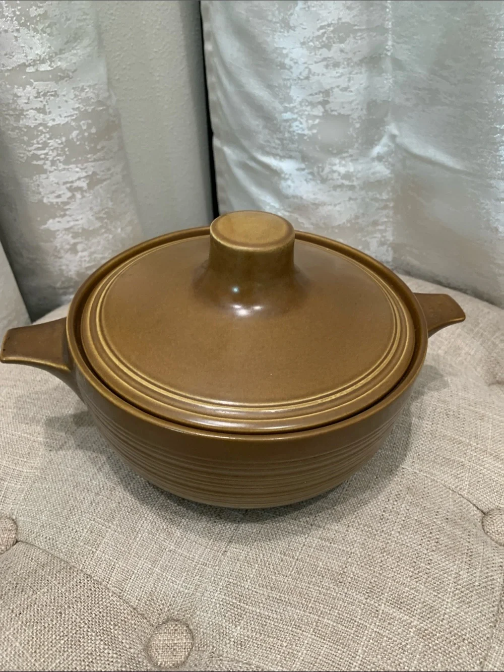 Covered Pottery Casserole Dish. Celtic Atlantis